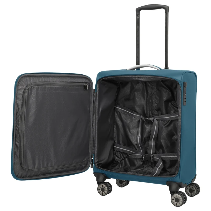 Travelite Jetpack Max - 4-Rollen-Trolley S 55 cm (petrol)