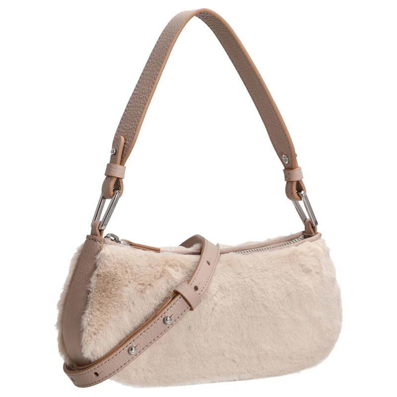 Coccinelle Merveille - Schultertasche 23 cm (natural/rosette)