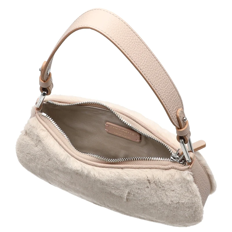 Coccinelle Merveille - Schultertasche 23 cm (natural/rosette)
