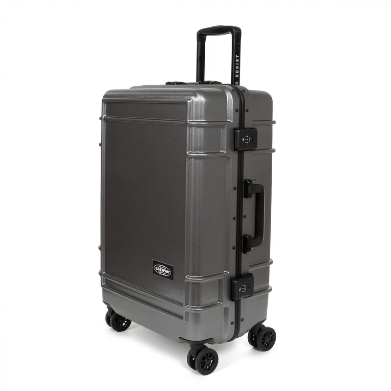 Eastpak selection Resist'r Case - 4-Rollen-Trolley M 68.5 cm (brushed metal)