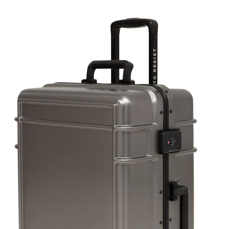 Eastpak selection Resist'r Case - 4-Rollen-Trolley M 68.5 cm (brushed metal)
