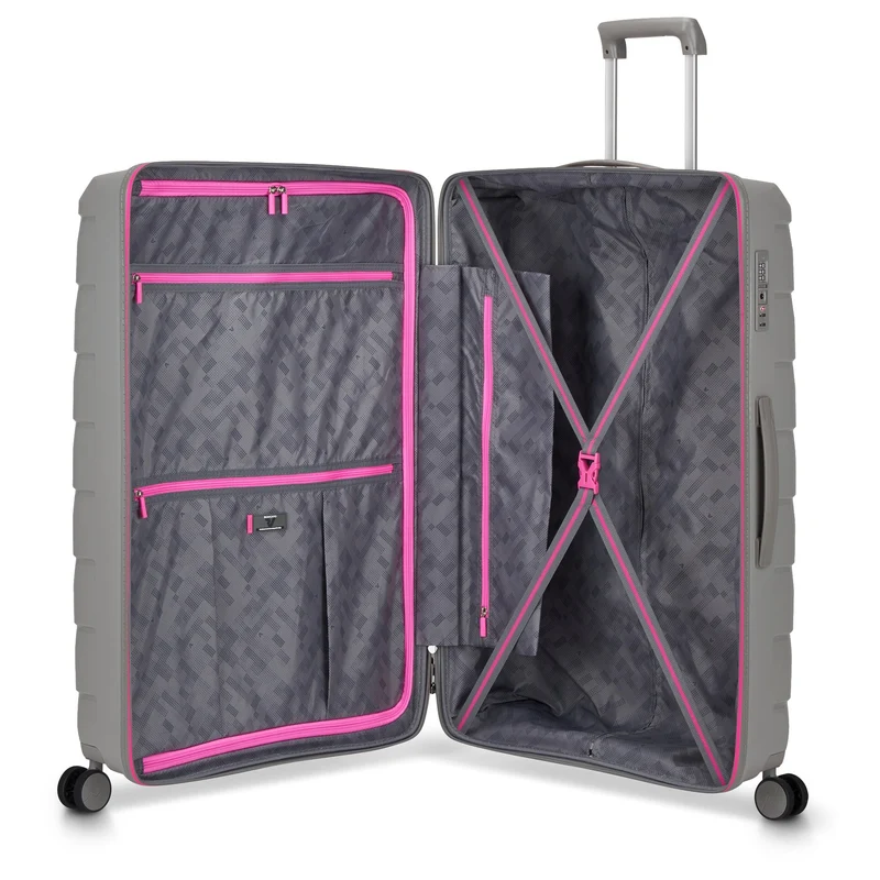 Roncato Skyline 2.0 Neon - 4-Rollen-Trolley L 79 cm (grey)