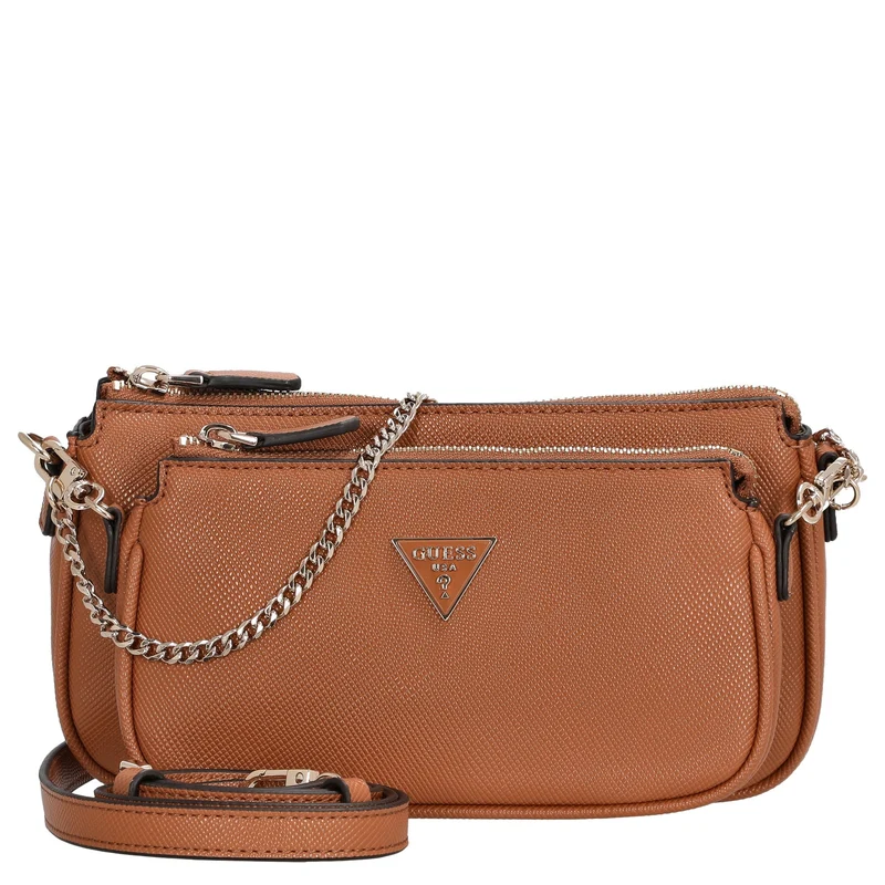 Guess Noelle II DBL Pouch - Umhängetasche 24 cm (light cognac)