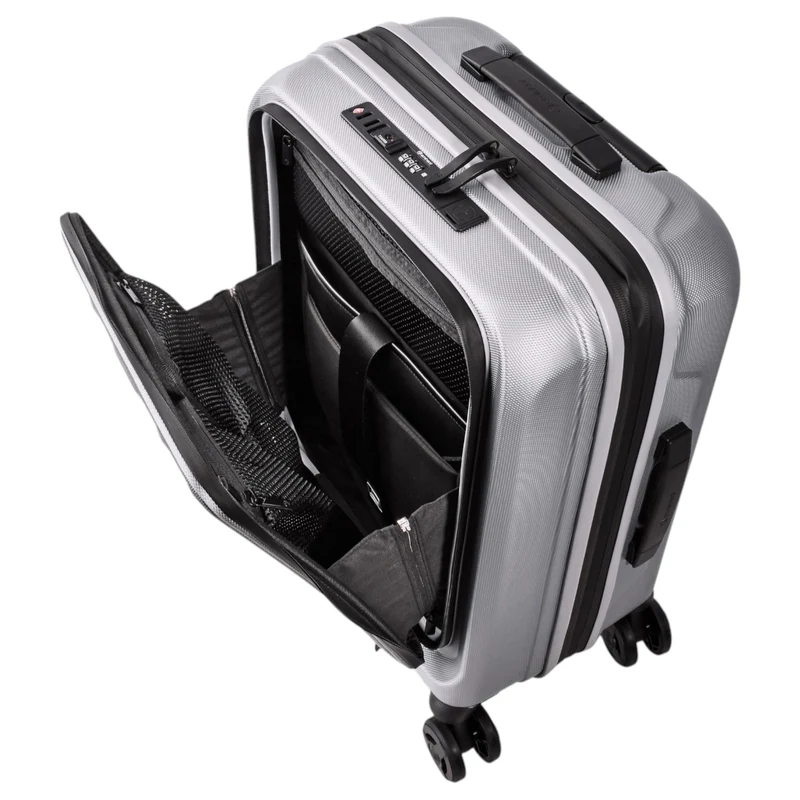 Eminent KAPSTADT BUSINESS PREMIUM - 4-Rollen-Kabinentrolley 55 cm erw. (silber)