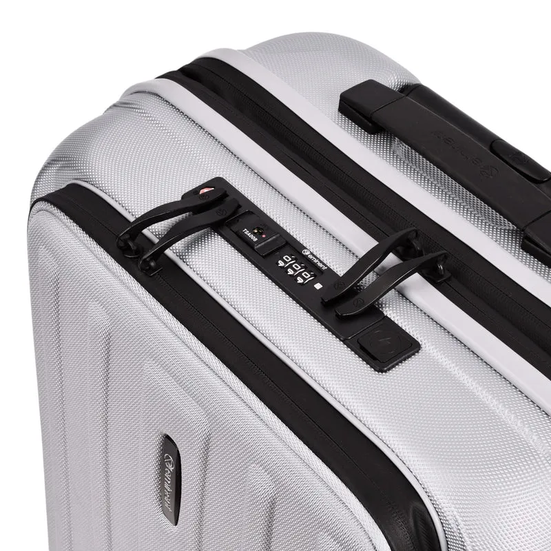 Eminent KAPSTADT BUSINESS PREMIUM - 4-Rollen-Kabinentrolley 55 cm erw. (silber)