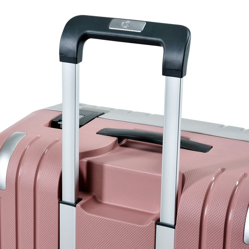 Eminent VERTICA - 4-Rollen-Trolley 76 cm (grau/rosa)