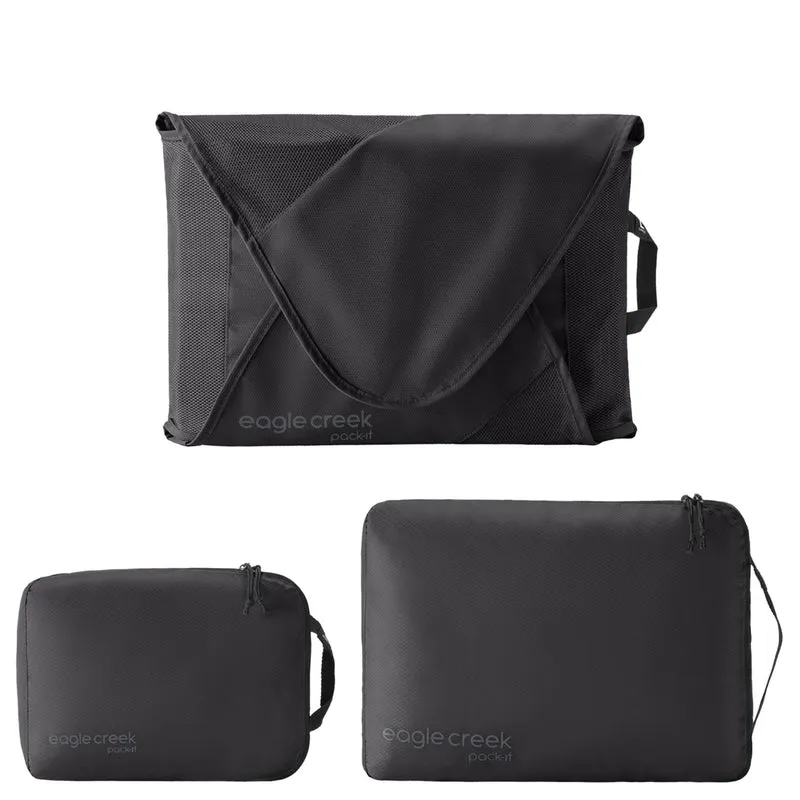 Eagle Creek Pack-It Starter Set 3tlg - Packsack (black)