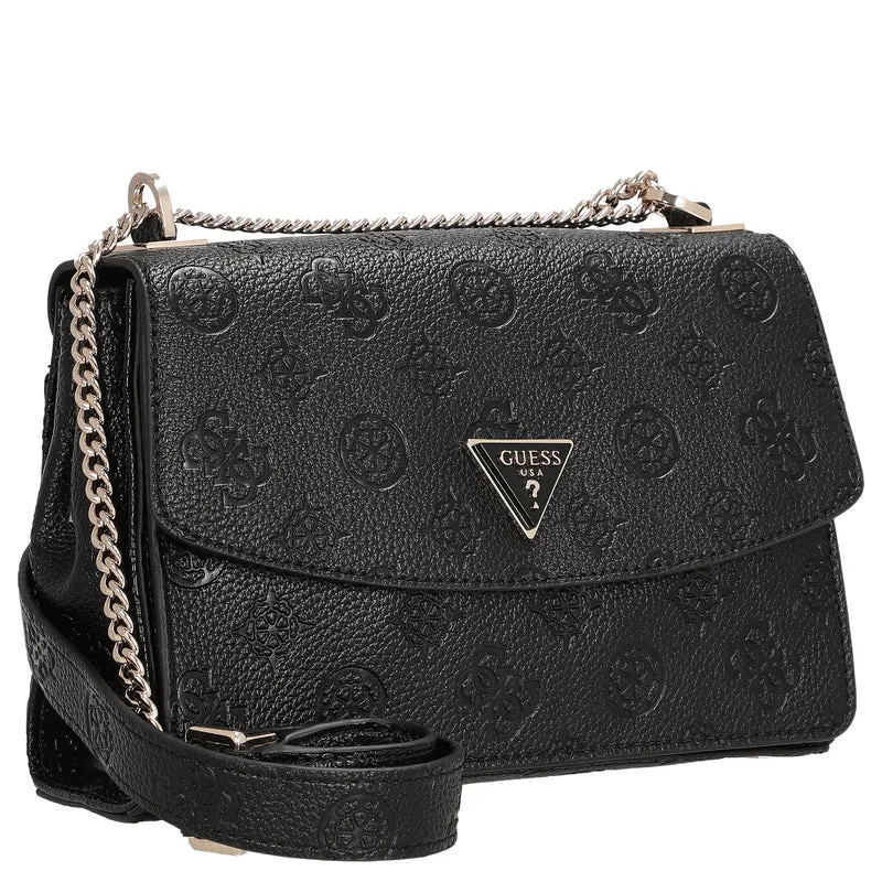 Guess Cresidia II Convertible Xbody - Umhängetasche (black logo)
