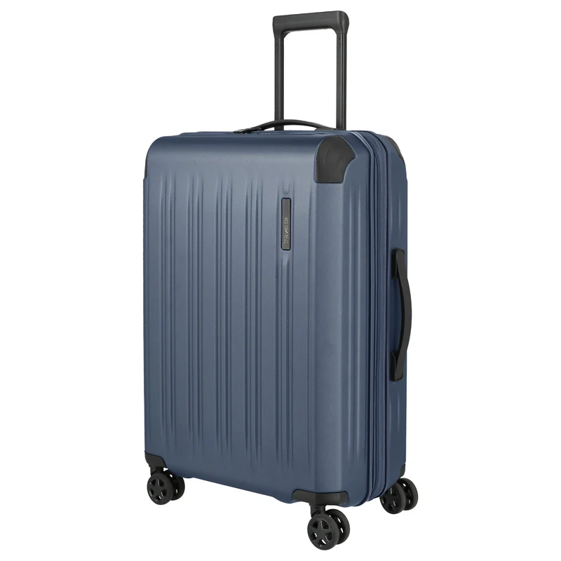 Travelite Dynamiic - 4-Rollen-Trolley M 66 cm erw. (denimblue)