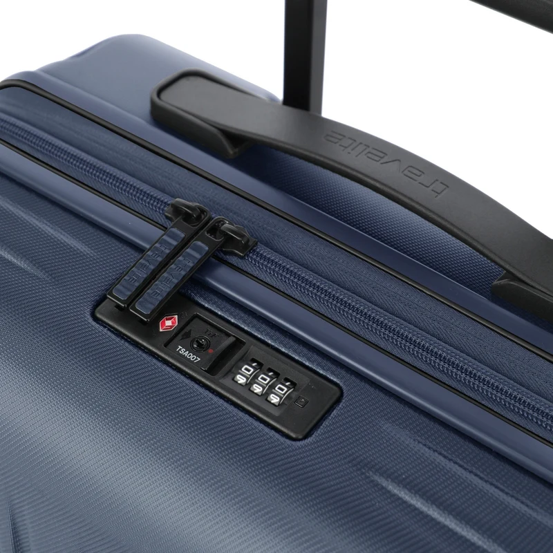 Travelite Dynamiic - 4-Rollen-Trolley M 66 cm erw. (denimblue)