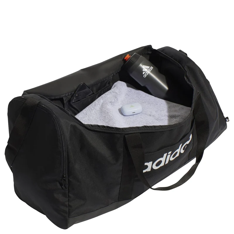 adidas Linear - Sporttasche L 65 cm (black/black/white)