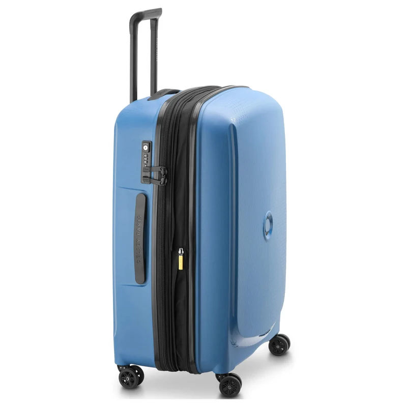 Delsey Paris Belmont Plus - 4-Rollen-Trolley 71 cm erw. (blau)