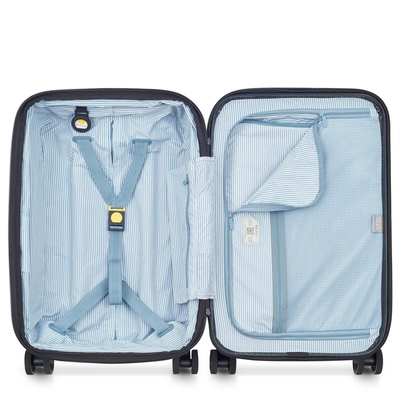 Delsey Paris Turenne 2.0 - 4-Rollen-Kabinentrolley S 56 cm erw. (nachtblau)