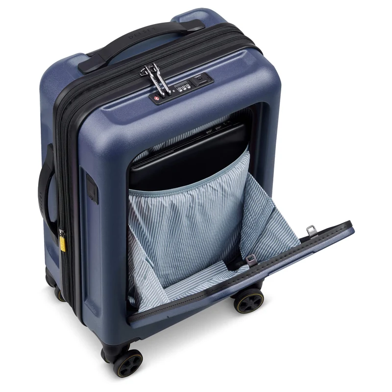 Delsey Paris Turenne 2.0 - 4-Rollen-Kabinentrolley S 56 cm erw. (nachtblau)
