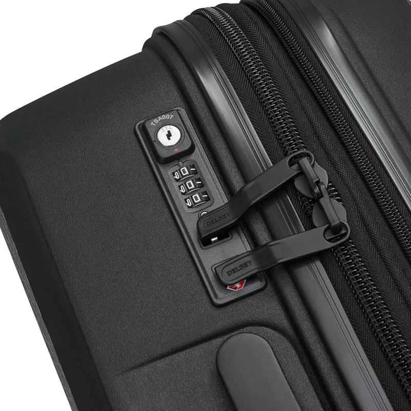 Delsey Paris Belmont Plus - 4-Rollen-Trolley 83 cm erw. (schwarz)