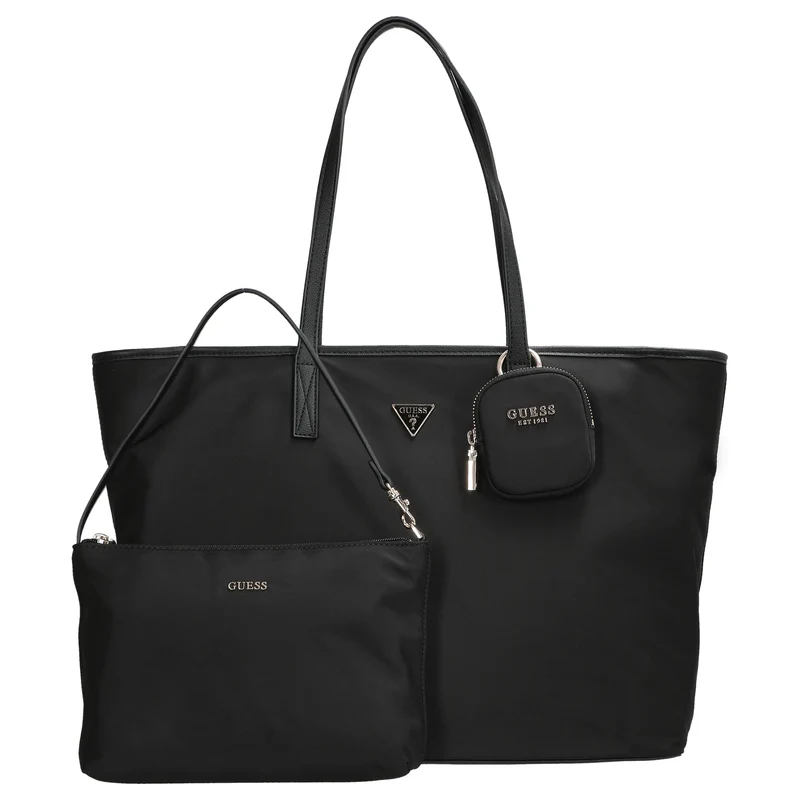 Guess Eco Gemma Tech Tote - Shopper L mit herausnehmbarer Pouch 50 cm (black)