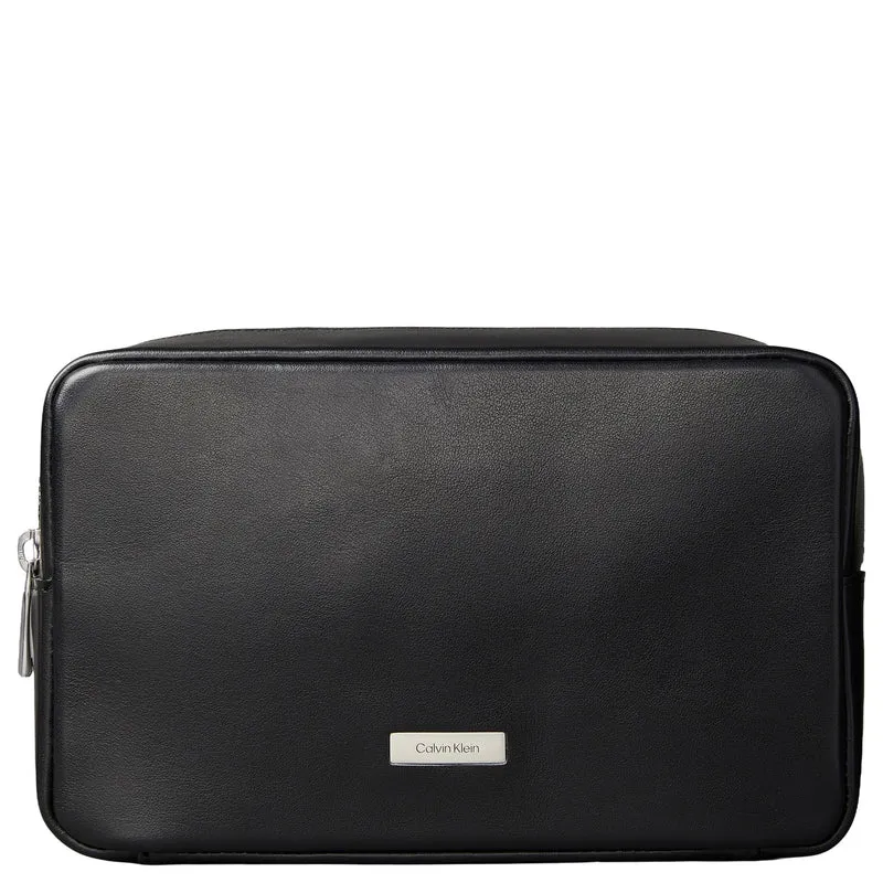 Calvin Klein Plaque - Kulturbeutel (black)