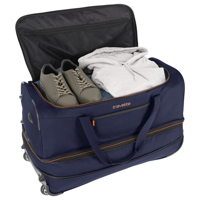 Travelite Basics - Rollenreisetasche 98/119L 70 cm erw. (navy)