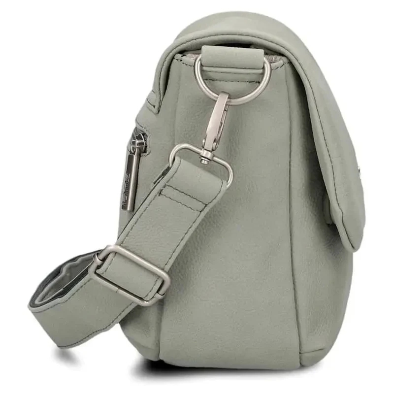 zwei Mademoiselle M60 - Umhängetasche 33 cm (sage)