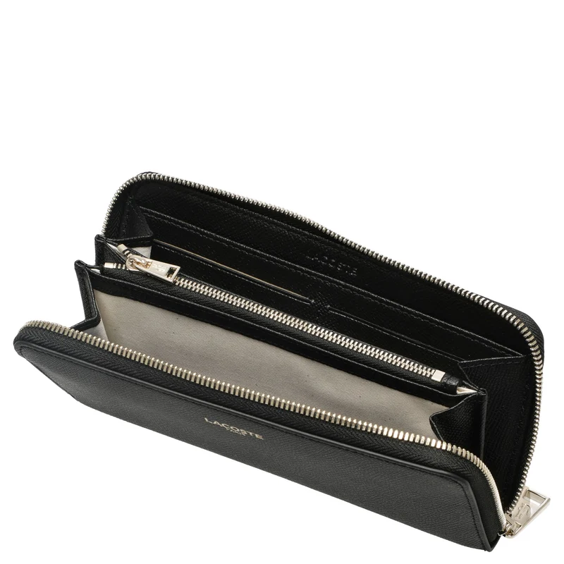 Lacoste Champs Elysées L - Geldbörse 8cc 20 cm (noir)