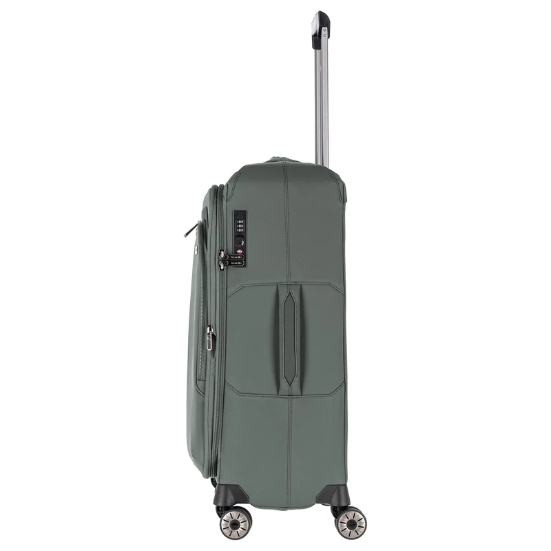 Travelite Priima - 4-Rollen-Trolley M 68 cm erw. (olive)