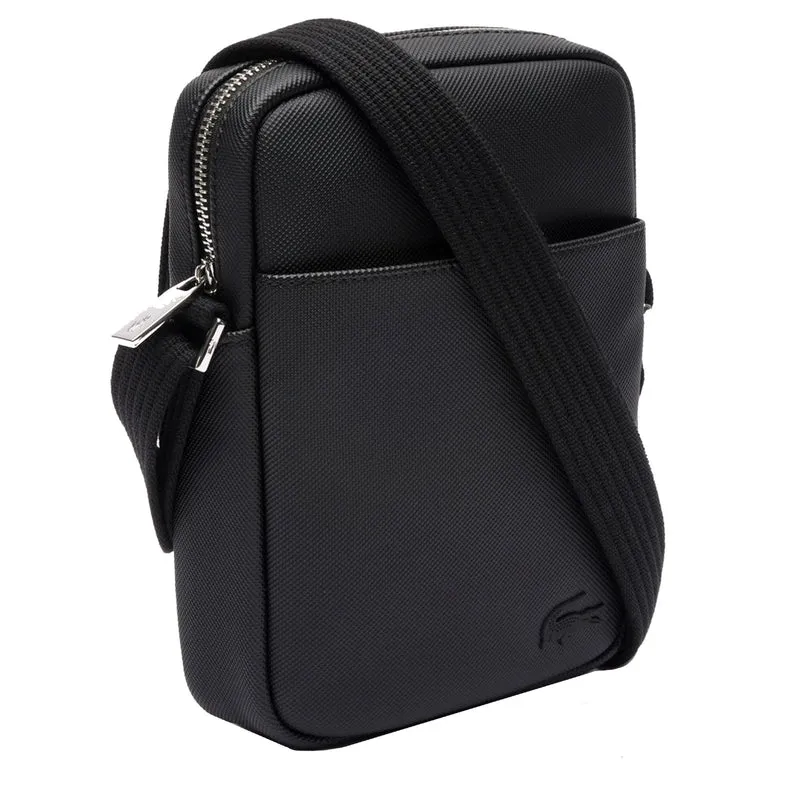 Lacoste Men's Classic Slim vertical Camera Bag - Umhängetasche 21 cm (noir)