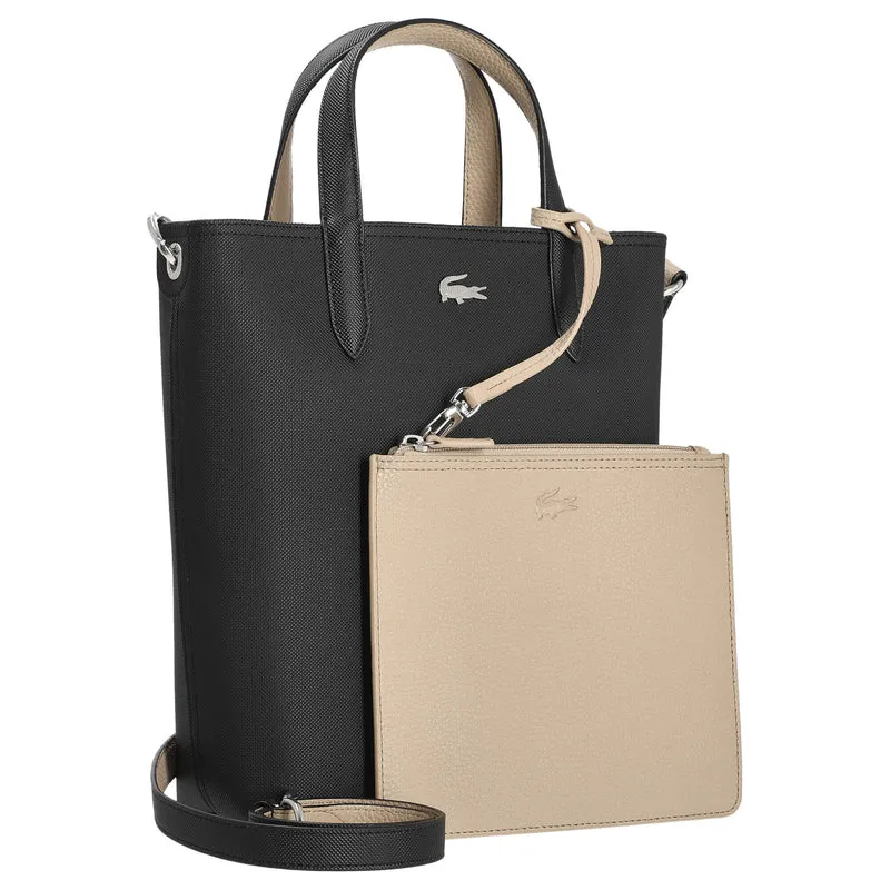 Lacoste Anna - vertical Shopper 29 cm (noir krema)