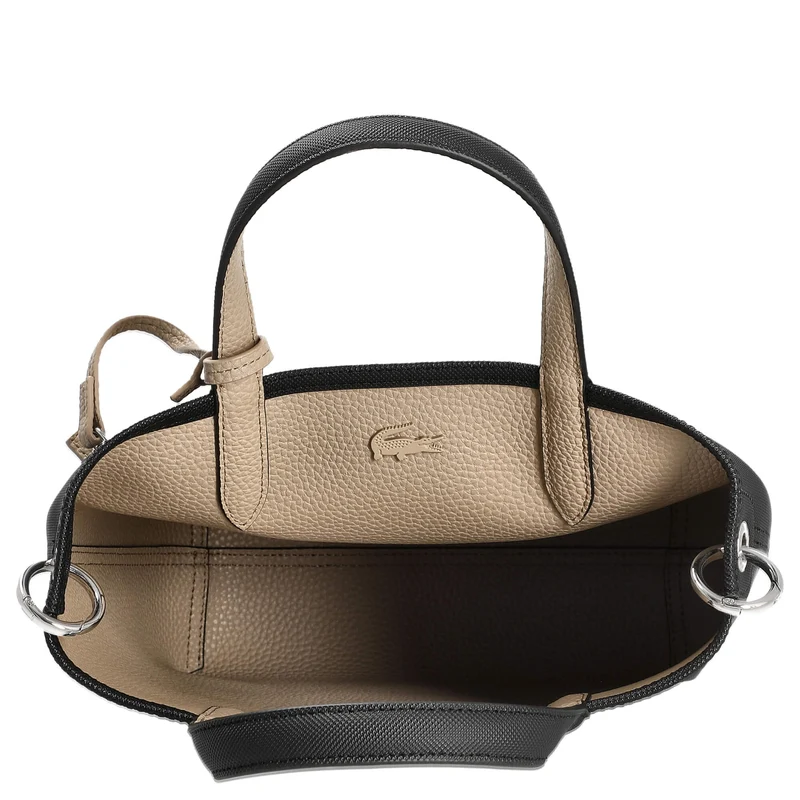 Lacoste Anna - vertical Shopper 29 cm (noir krema)
