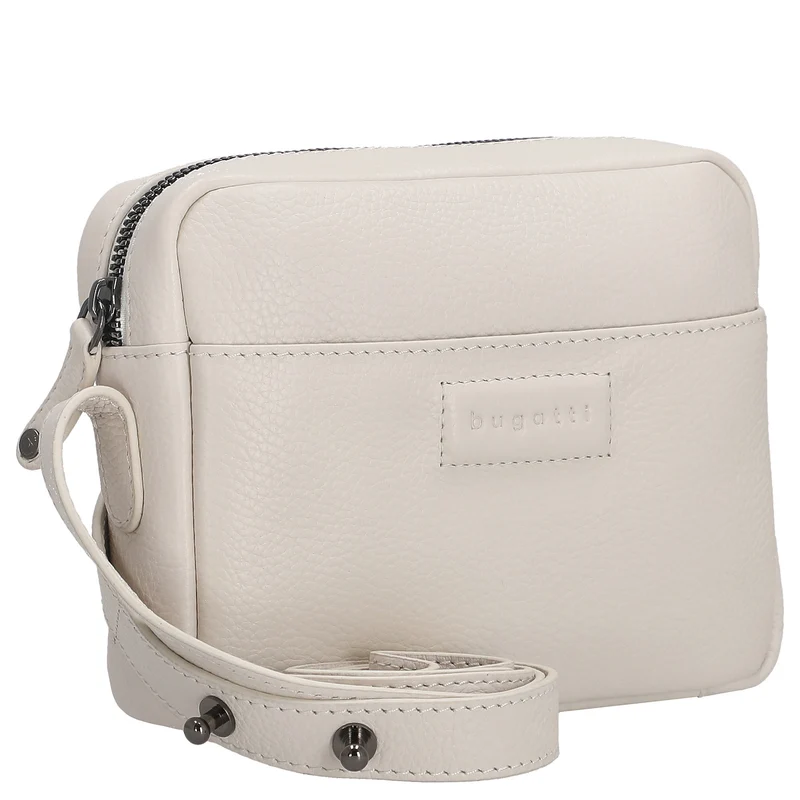 bugatti Elsa - Schultertasche S Leder 18.5 cm (weiß)