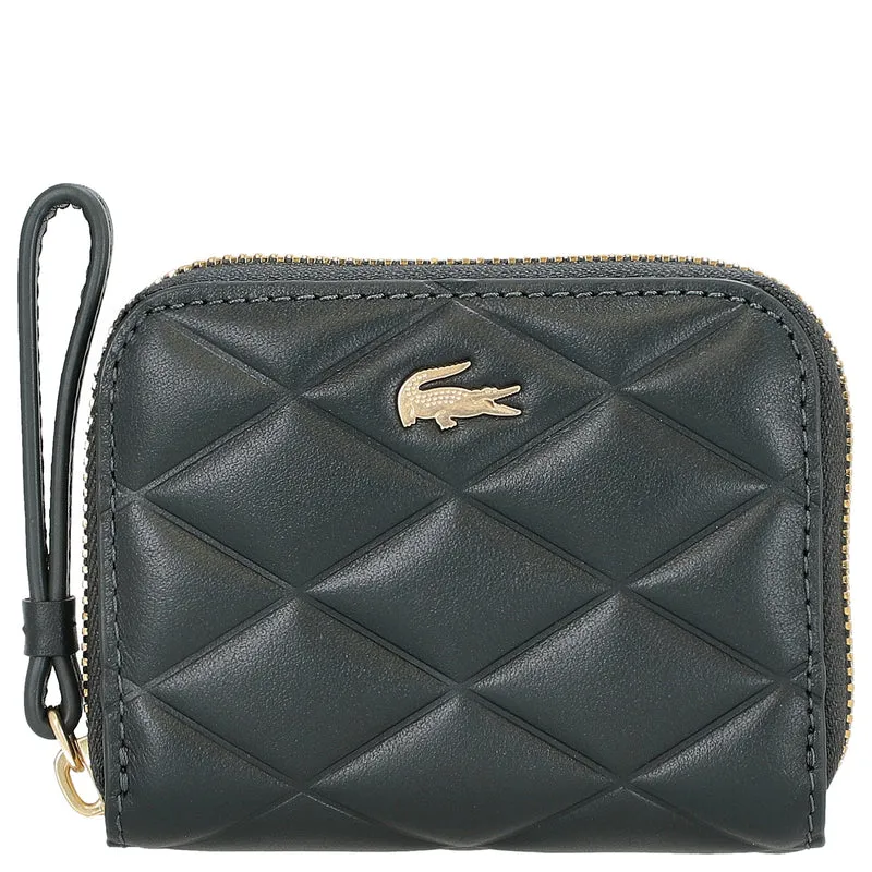 Lacoste Crocodelle Puffed - Geldbörse 4cc 10 cm (sinople)