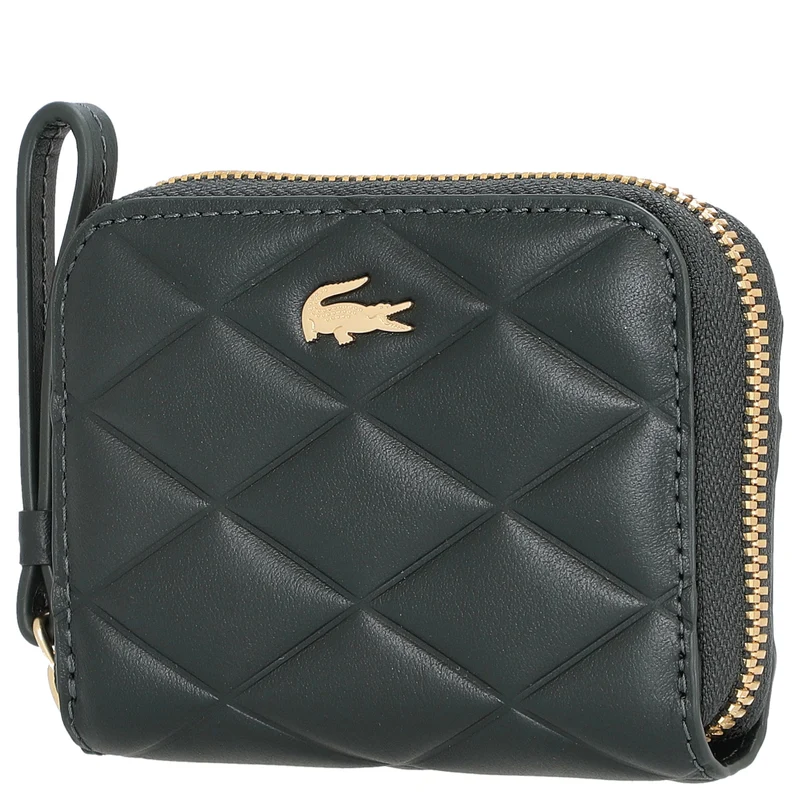 Lacoste Crocodelle Puffed - Geldbörse 4cc 10 cm (sinople)