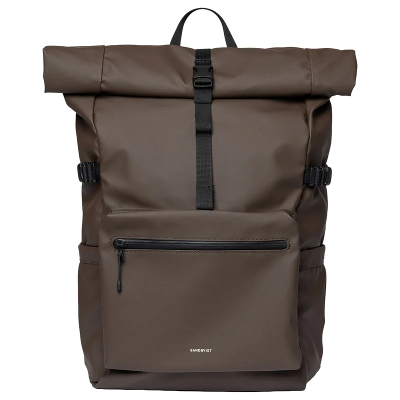 Sandqvist Stream Rolltop - Rucksack 16" 67 cm (brown)