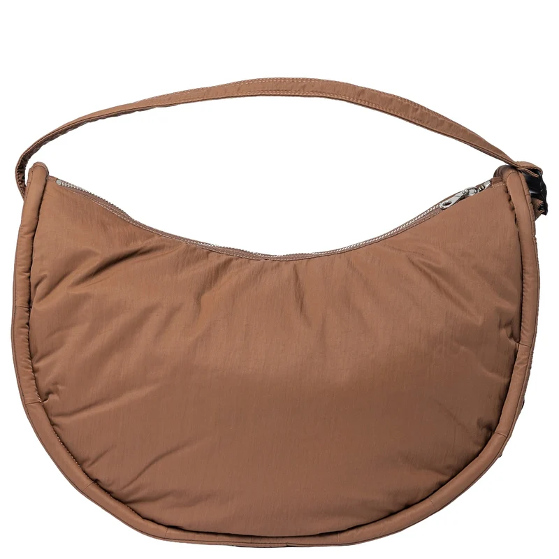 Sandqvist Curve Half Moon Bag L - Umhängetasche 42 cm (dark taupe)
