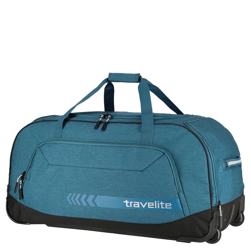 Travelite Kick Off - Rollenreisetasche XL 77 cm (petrol)