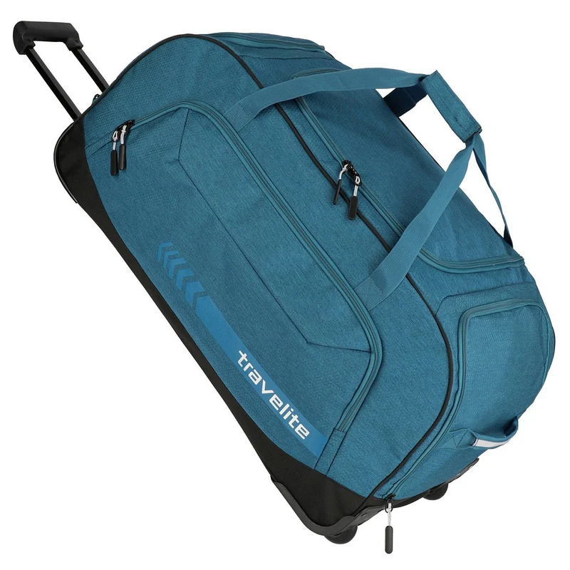 Travelite Kick Off - Rollenreisetasche XL 77 cm (petrol)
