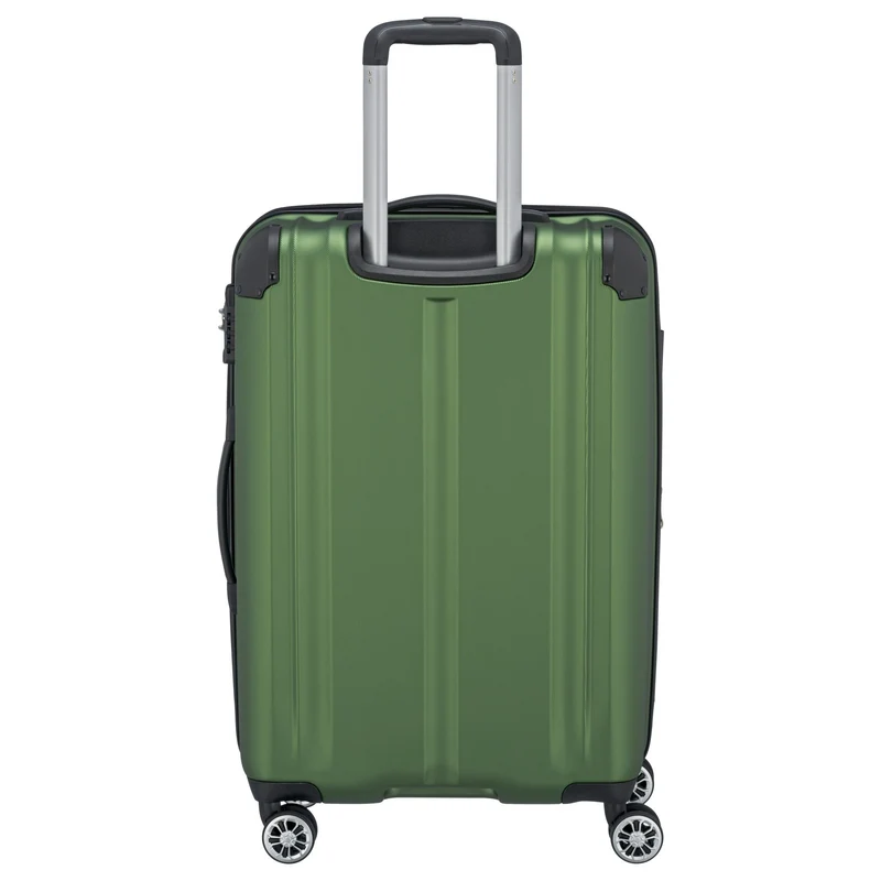 Travelite City - 4-Rollen-Trolley erw. M 68 cm (grün)