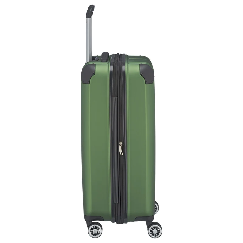Travelite City - 4-Rollen-Trolley erw. M 68 cm (grün)