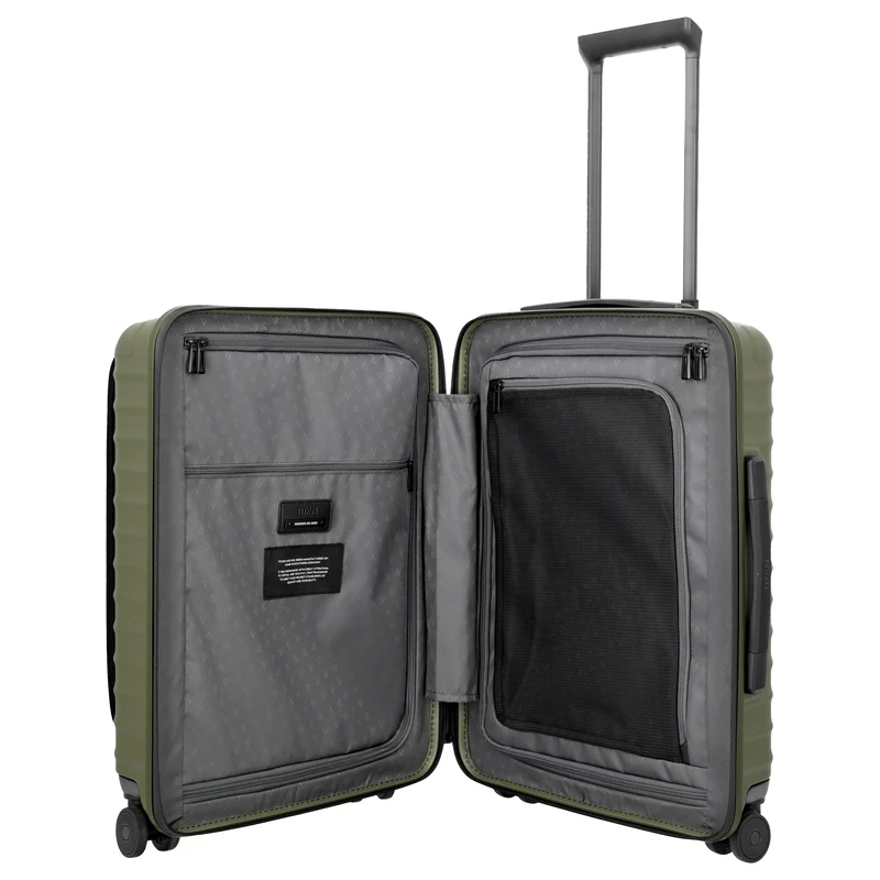 TITAN UPGRADE - 4-Rollen-Kabinentrolley S 55/23 cm mit Vortasche (forest green)