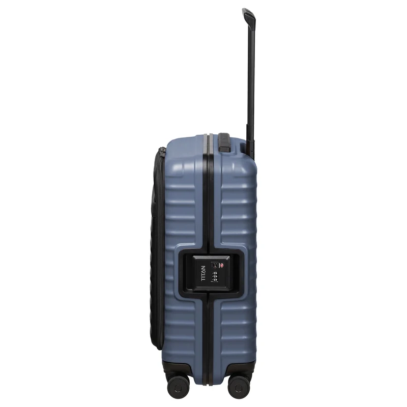 TITAN OVERSEAS - 4-Rollen-Kabinentrolley S 55/23cm mit Vortasche (midnight blue)