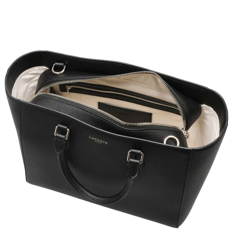 Lacoste Champs Elysées Tote Bag M - Handtasche M 28.5 cm (noir)