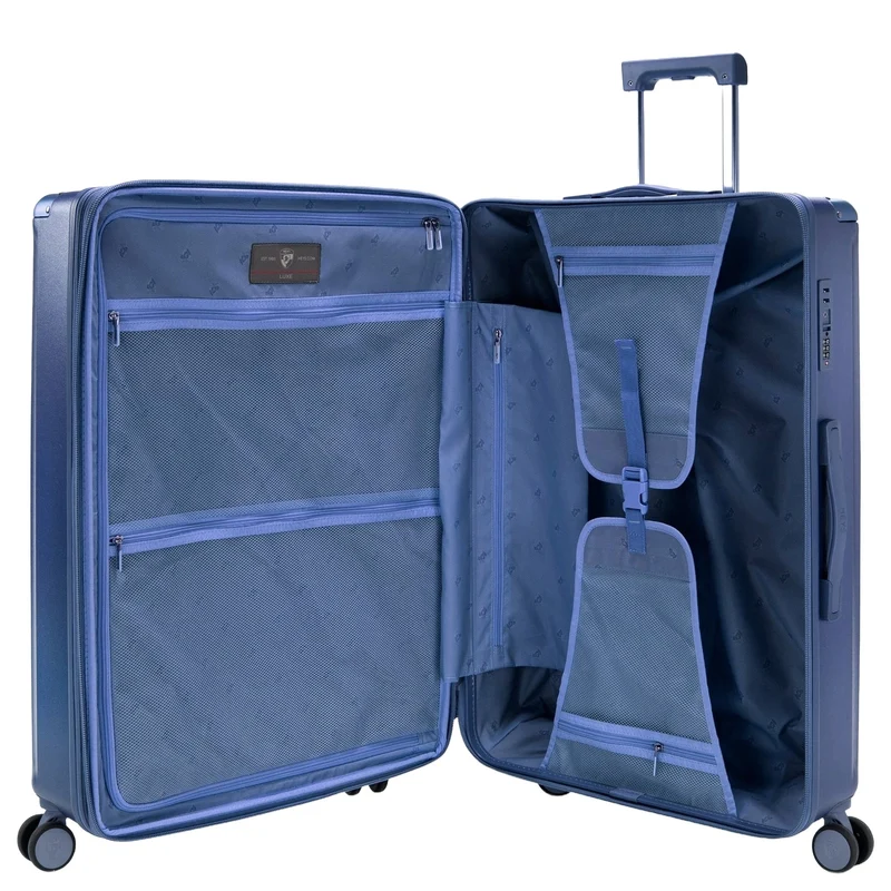 Heys Luxe - 4-Rollen-Trolley L 76 cm erw. (navy)