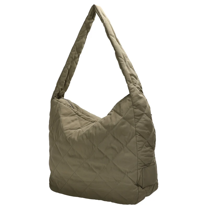 Seidenfelt Hetta Maxi Hobo - Schultertasche 42 cm (greige khaki)