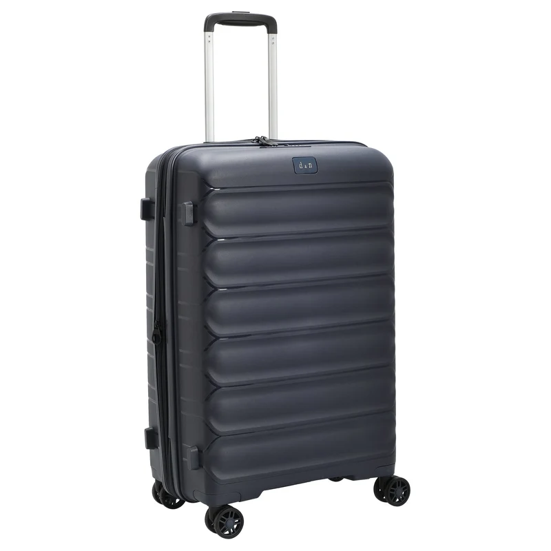 D&N Travel Line 4700+ - 4-Rollen-Trolley M 68 cm erw. (navy)