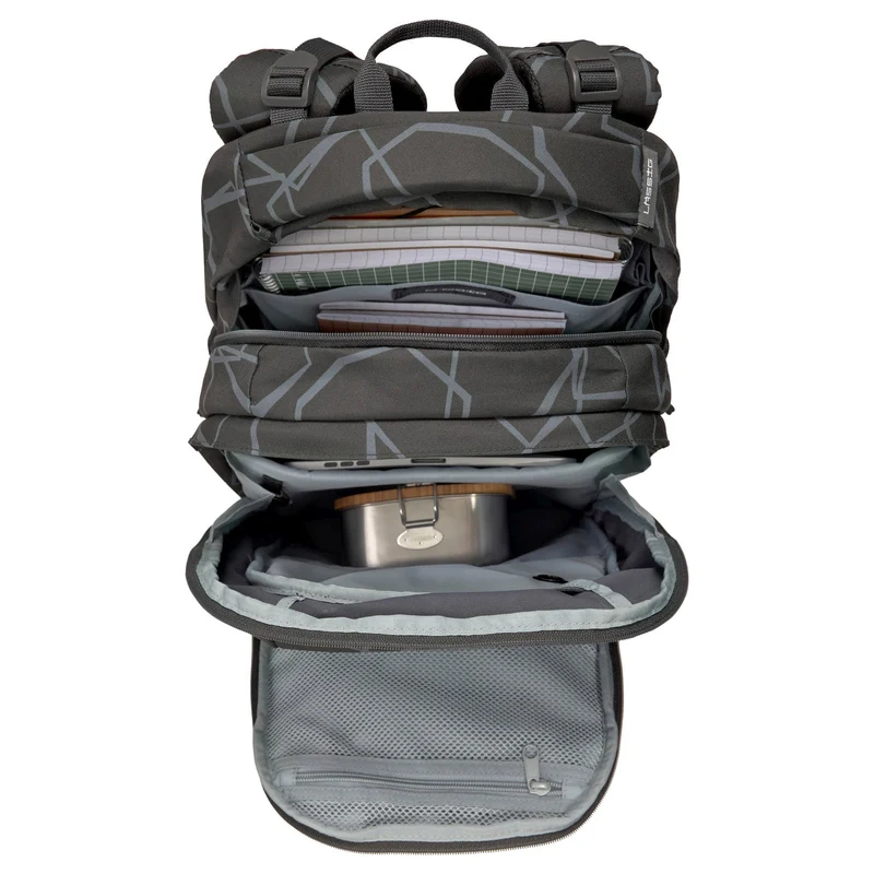 Lässig Bold Origin - Schulrucksack 46.5 cm (Edges Grey)