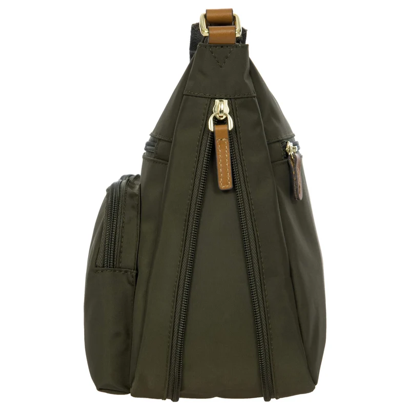 Brics X-Bag Shopper M - Schultertasche 34 cm (olive)