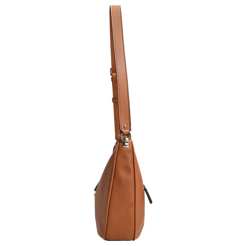 Guess Calebra Hobo - Umhängetasche 19 cm (cognac)