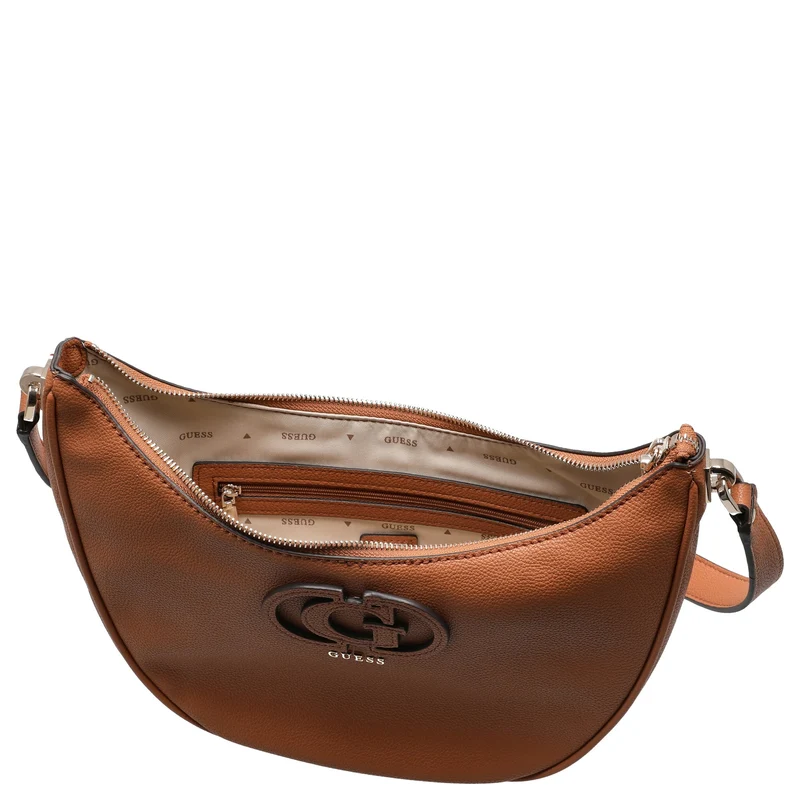 Guess Calebra Hobo - Umhängetasche 19 cm (cognac)