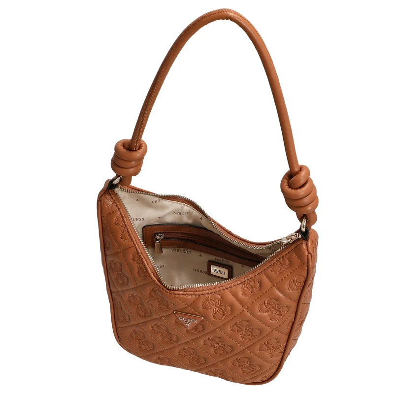 Guess Adelasia Top Zip - Schultertasche 24 cm (Caramel)