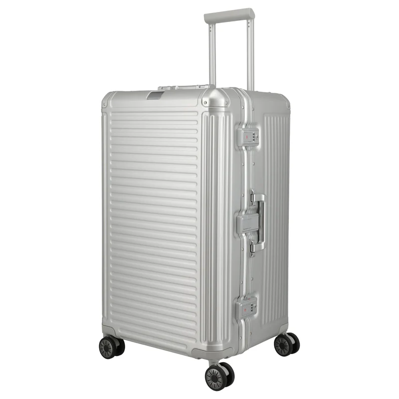 Travelite Next Trunk - 4-Rollen-Trolley 76 cm (silber)