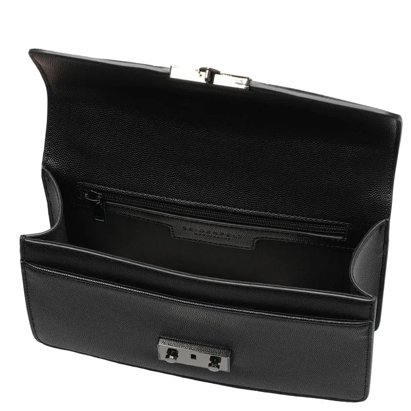Seidenfelt Roros East-West - Umhängetasche 23 cm (black)